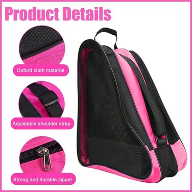 Роликова сумка, рожева, Oxford-тканина, для дорослих та дітей