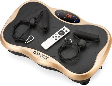 Вібраційна платформа Gymtek для дому, 99 режимів, 5 програм, сенсорний екран, для схуднення, спалювання жиру та нарощування м'язів