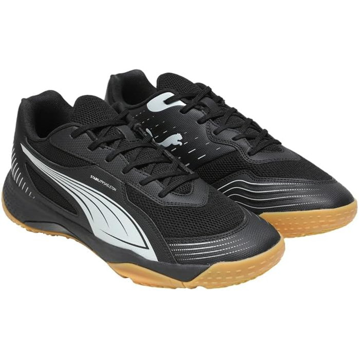 Кросівки для залу PUMA Solarflash III (42 EU, Чорний/Світло-сірий)