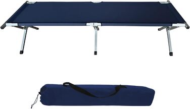 Намет-ліжко HanSe XL для кемпінгу, 192x64x42 см, блакитний, до 150 кг