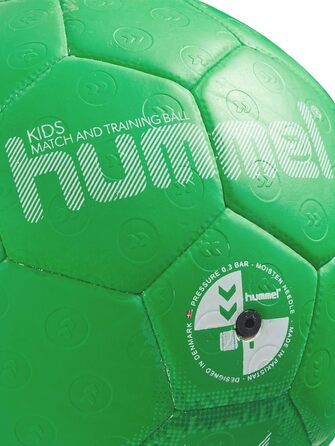 Дитячий гандбольний м’яч Hummel, розмір 1, зелено-білий, унісекс