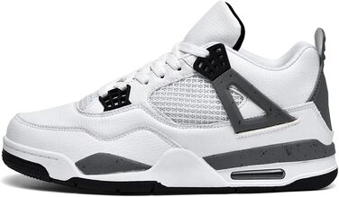 Кросівки Marbury Air 4 Retro: чоловічі та жіночі, для скейтбордингу, бігу, занять спортом, ходьби та баскетболу. Розмір 39 EU, білий/сірий