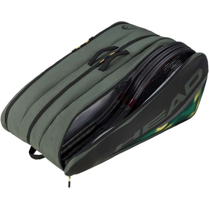Тенісна сумка HEAD Tour Racquet Bag XL для дорослих, унісекс, тим'ян/банан, містка спортивна сумка для ракеток