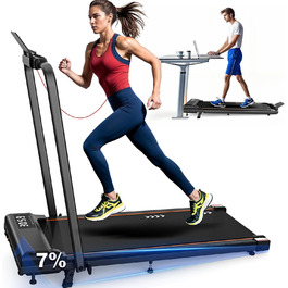 Складана бігова доріжка для дому Walking Pad з нахилом 7%, двигун 2.5 к.с., швидкість до 12 км/год, навантаження до 120 кг