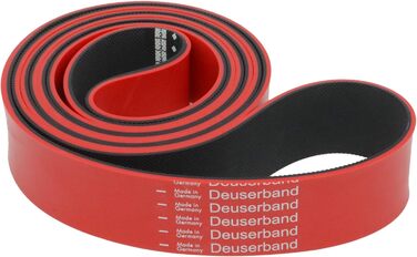 Deuserband Оригінальна стрічка для фітнесу з натурального каучуку, веганська, не ковзає, вироблена в Німеччині, еспандер для силових тренувань, фітнесу та йоги