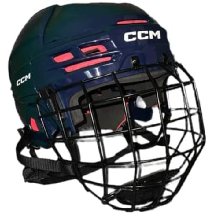 Хокейний шолом CCM Tacks 70 Combo, синій, розмір L, для дорослих