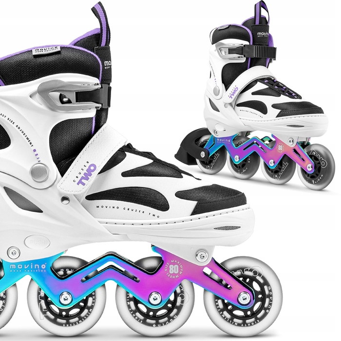 Регульовані ролики MOVINO CRUZER TWO neochrome, розмір L (38-41)