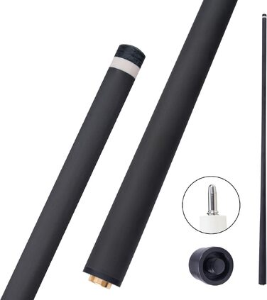 Карбоновий шафт для більярдного кия KONLLEN Low Deflection з Pro-Taper, 11.5/12.5 мм, Pomeranze, з'єднання Uni-Loc, 74 см