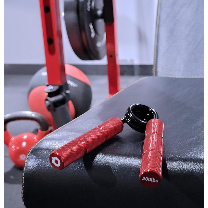 Тренажер для кисті RPM Power PowerGripper металевий, 200 фунтів, для зміцнення кистей, зап'ясть і передпліччя, червоний