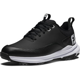 Жіноче golf-взуття FootJoy Tour Rival, розмір 39 EU, широка колодка, чорний колір