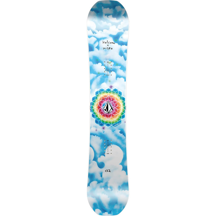 Сноуборд Nitro Ripper Youth X Volcom 132 см, унісекс, мультиколор