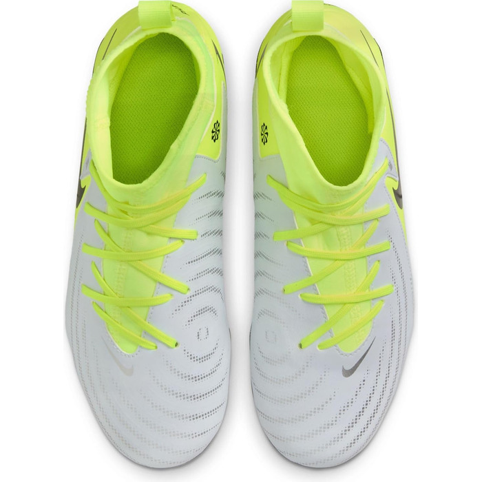 Дитячі футбольні бутси Nike Phantom Luna 2 Academy Mg для дітей та підлітків, 38 EU, металевий срібло, чорний, Volt