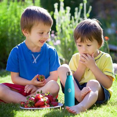 Термосфляка 750 мл, термокана з подвійними стінками, підходить для газованої води, без BPA, фляка для води з ізоляцією, не протікає, з нержавіючої сталі для університету, роботи, подорожей, спорту, активного відпочинку, хлопчиків та дівчаток, темно-зелени