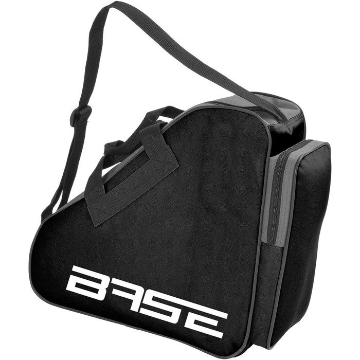Сумка для ковзанів BASE Skatebag: містка, з ручками та регульованим ременем, зелено-чорна
