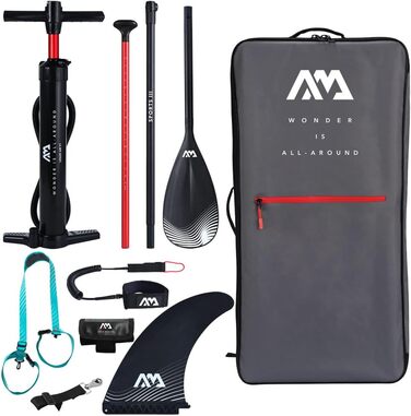Надувна SUP-дошка Aqua Marina Dhyana 325 см, для фітнесу, бірюзова, комплект
