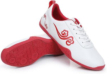 Жіночі боксерські танки, жіночі танківські черевики Taekwondo з антиковзким покриттям, Кунг-Фу, Тай-Чи, легкі спортивні черевики для залу (41 EU, Білий)