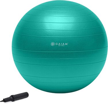 Фітбол Gaiam Total Body Balance Ball Kit для жінок, комплект для фітнесу та йоги