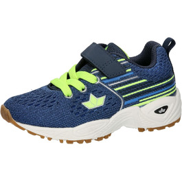 Дитячі спортивні черевики Lico Jungen Mic Vs для залу, 27 EU, морська блакить з лимоном