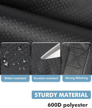 Чохол для більярдних київ: містка, м'яка та міцна сумка на 4 киї, з регульованими ременями (аквамарин/чорний)