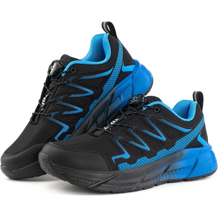 Кросівки для чоловіків та жінок, спортивні, для бігу по пересіченій місцевості, трекінгові, чорні, розмір EU 37-47 (J1 Синій, 46 EU)