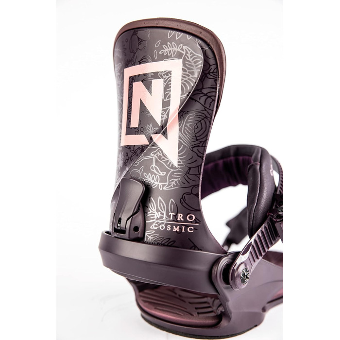 Жіночі сноуборд-кріплення Nitro Cosmic BDG Plum Vines