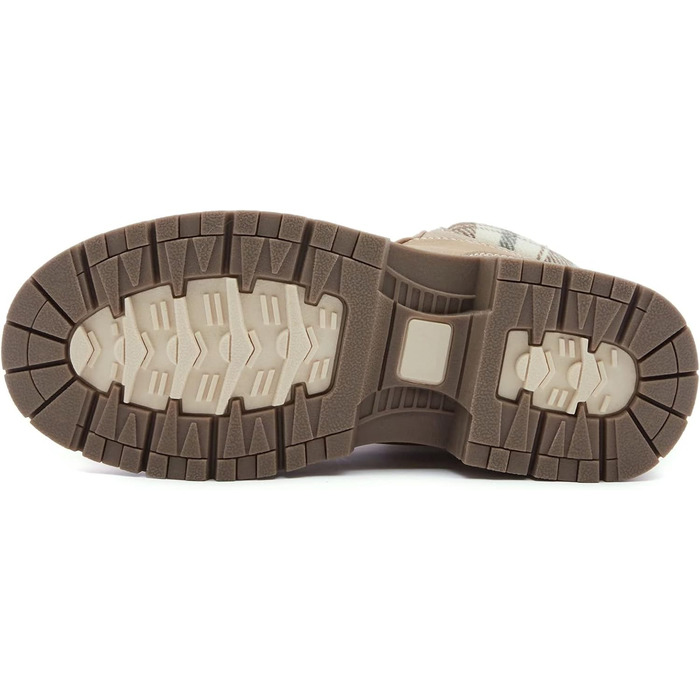 Черевики для туризму та зимові черевики ANJOUFEMME для жінок, водонепроникні та теплі зимові черевики для активного відпочинку, трекінгу та зимового хайкінгу (42 EU, світло-коричневий)