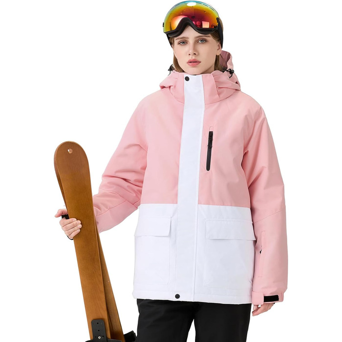 Жіночий комплект гірськолижний: куртка та штани HOTIAN, водонепроникний, вітронепроникний, теплий, для сноубордингу та гірськолижного спорту, розмір XXL