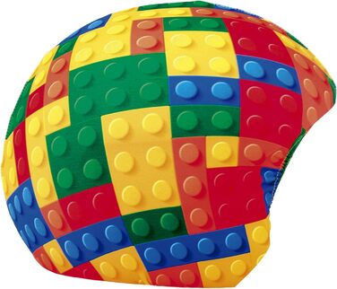 Шоломна накладка Coolcasc 158 Blocks, багатобарвний дизайн