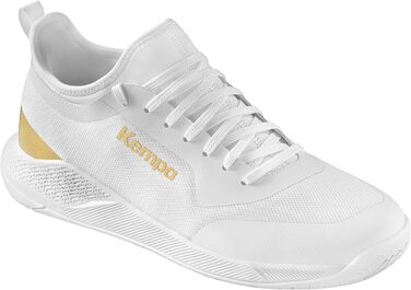 Дитячі гандбольні кросівки Kempa Kourtfly Jr – білий, червоний, чорний (36 EU, білий золотий)