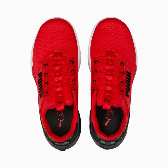 Чоловічі спортивні кросівки Puma Retaliate 2, червоні, легкі, розір 44,5