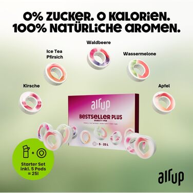 Пляшка для води air up Twist Pro 600 мл фіолетова з ароматом шавлії (без цукру) + 5 арома-подів та соломинка для школи, спорту, фітнесу
