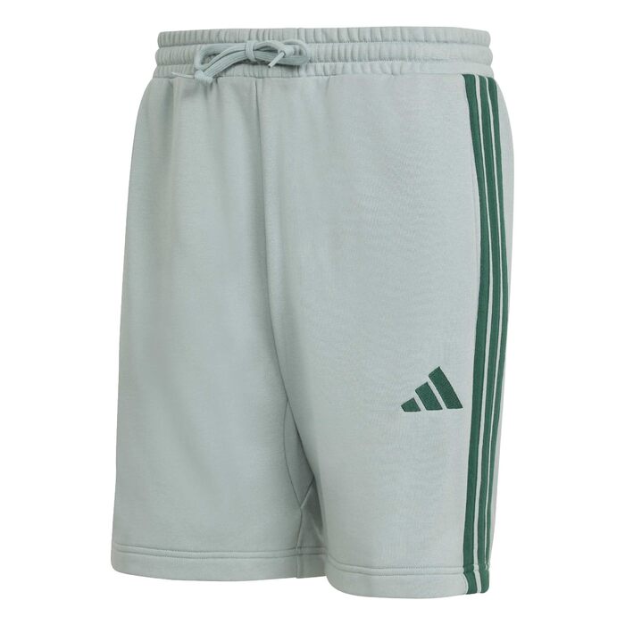 Чоловічі спортивні шорти Adidas Essential Three Stripes French Terry (S, Wonder Sage/Collegiate Green)