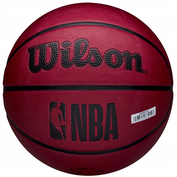 Баскетбольний м'яч Wilson NBA Team Tribute Solid Miami Heat, розмір 5