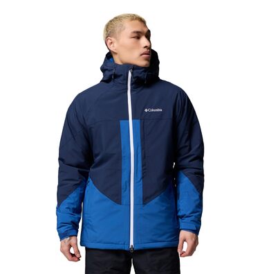 Куртка гірськолижна Columbia Powder Prime чоловіча (XL, Mountain Blue/Collegiate Navy) - водонепроникна, дихаюча