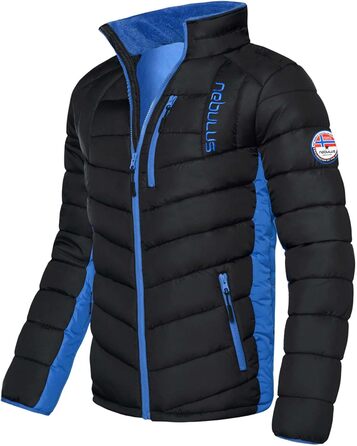 Зимова куртка Nebulus GRAFFITY для чоловіків, чорно-кобальтового кольору, розмір L