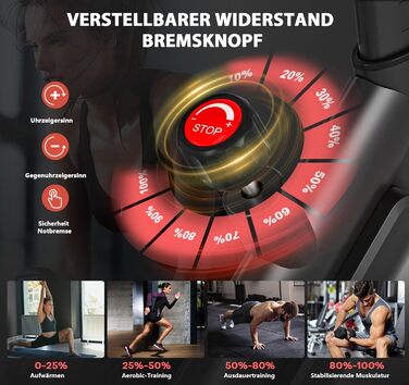 Велотренажер для дому з LCD-монітором, тихий ергометр spinning bike, фітнес-велосипед до 160 кг, для кардіотренувань