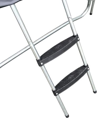 Батут Semi-Pro 10FT (305 см) з чорним захисним покриттям, сіткою, матцем та сходами