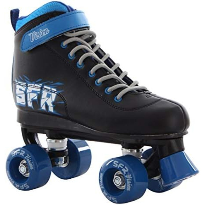 Роликові ковзани SFR Vision II Quad, чорно-синій колір, розмір EU 39.5