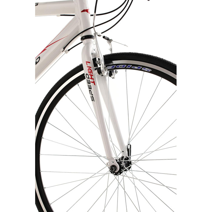 Фітнес-байк KS Cycling Lightspeed 28'' алюмінієва рама 58 см, білий