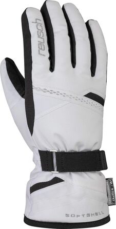 Жіночі лижні рукавички Reusch Hannah R-Tex XT, екстра теплі, водонепроникні та дихаючі, розмір 6.5, біло-чорні