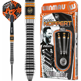 Професійний набір дартс WINMAU Danny Noppert Signature Edition 2.0, вольфрамові дротики 21 г з оперенням та стрижнями