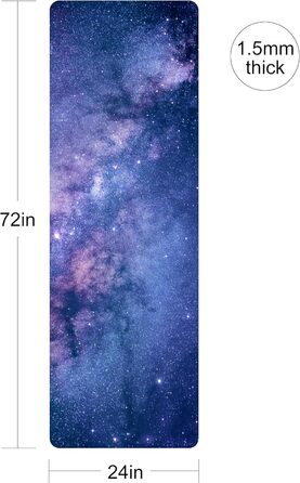 Yogamat Nuveti з натуральної замші та каучуку, 183x61 см, для йоги, пілатесу та фітнесу, з сумкою