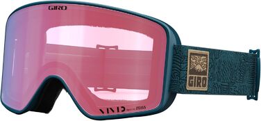 Унісекс лижна маска Giro Method, універсальний розмір, синя Harbor Blue, Adventure Grid