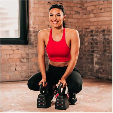 PowerBlock Регульована штанга з набором гир, 15.9 кг - довговічне тренувальне обладнання для дому та спортзалу