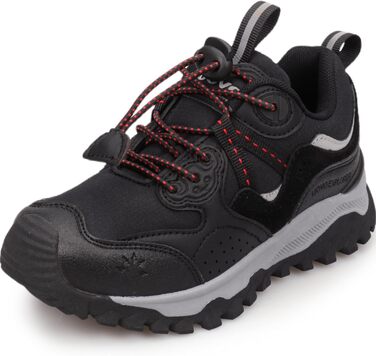 Дитячі трекінгові кросівки UOVO, водонепроникні, для бігу та трейлраннінгу, чорні, розмір 38 EU