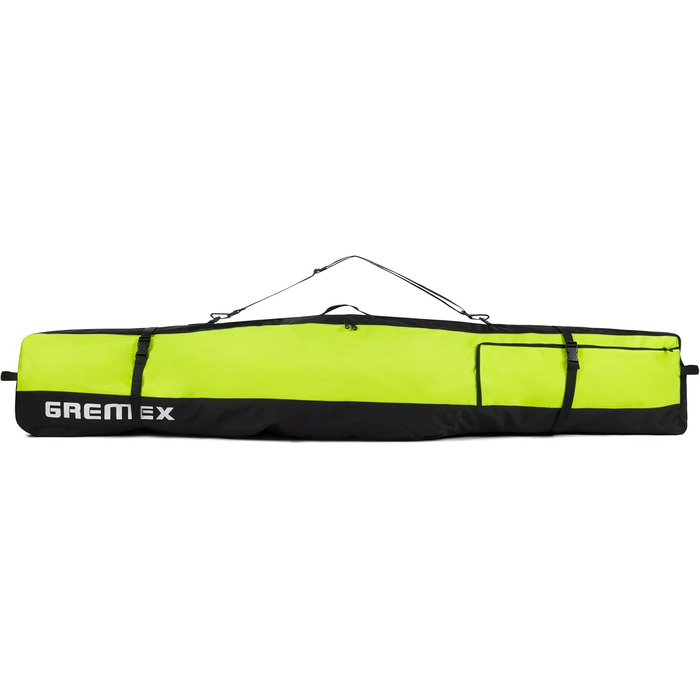 Чохол для сноуборду GREMEX 170 см - водонепроникний, міцний, легкий захист - компактний, ергономічний, для комфортних outdoor-активностей (жовто-неоновий)