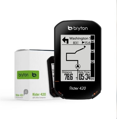 Велокомп'ютер Bryton Rider 420/15NEO з GPS, бездротовий