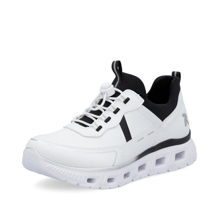 Жіночі сліпони Rieker M6062 білі комбіновані, розмір 39 EU