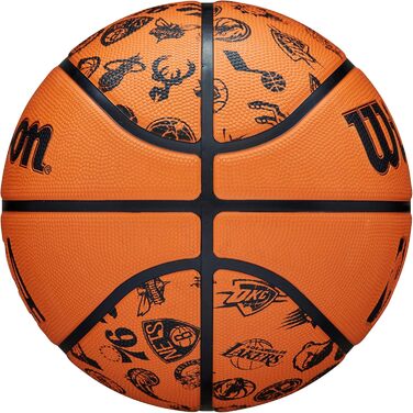 Баскетбольний м'яч Wilson NBA All Team для дорослих, універсальний