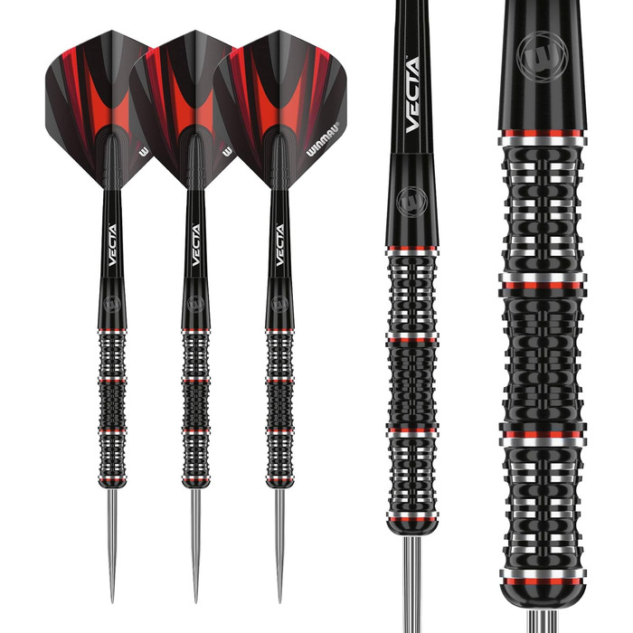 Дротики WINMAU Mervyn King Special Edition 24 г, вольфрам, з оперенням Prism та стрижнями Vecta